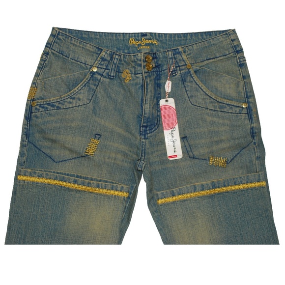 SOLD - Pepe Jeans Dirty Wash Bootcut Jeans - Picture 2 of 4